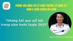 Đại tá Phạm Lương Hào, Lữ đoàn trưởng Lữ đoàn 127 (Vùng 5 Hải quân về những kết quả nổi bật về công tác huấn luyện năm 2025)