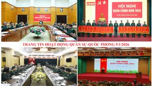 Trang tin hoạt động Quân sự - quốc phòng 05/01/2026