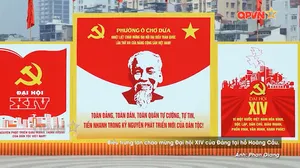 Hà Nội trang hoàng rực rỡ chào mừng Đại hội XIV của Đảng