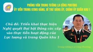 Phỏng vấn Trung tướng La Công Phương, Ủy viên Trung ương Đảng, Bí thư Đảng ủy, Chính ủy Quân khu 1