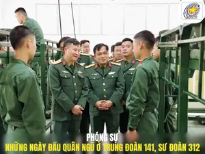 Những ngày đầu quân ngũ ở Trung đoàn 141, Sư đoàn 312, Quân đoàn 12