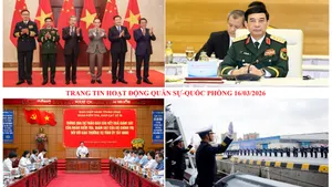 Trang tin hoạt động Quân sự - Quốc phòng 16/3/2026