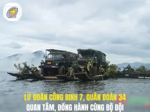 Quan tâm, đồng hành cùng bộ đội