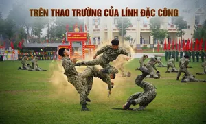 Trên thao trường của lính Đặc công