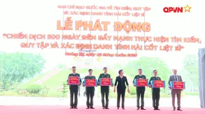 Phấn đấu tìm kiếm 7.000 hài cốt liệt sĩ