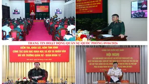 Trang tin hoạt động quân sự - quốc phòng 09/04/2026