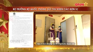 Bộ trưởng Bộ Quốc phòng gửi thư khen các đơn vị