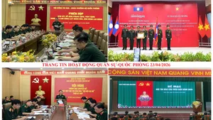Trang tin hoạt động Quân sự - Quốc phòng 23/4/2026