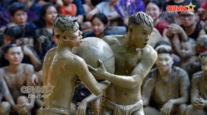 Độc đáo Lễ hội vật cầu nước làng Vân
