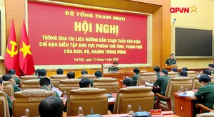 Chuẩn hóa văn kiện chỉ đạo diễn tập khu vực phòng thủ