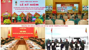 Trang tin hoạt động Quân sự - Quốc phòng 07/7/2026