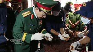Triển khai tìm kiếm, quy tập hài cốt liệt sĩ tại xã Minh Đức, Đồng Nai