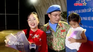 Niềm vui ngày trở về của Bệnh viện Dã chiến cấp 2 số 6