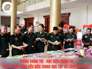 Phòng Chính trị, Học viện Chính trị: Đơn vị điển hình tiêu biểu trong học tập và làm theo Bác