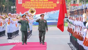 Chủ nhiệm Tổng cục Chính trị QĐND Lào thăm chính thức Việt Nam