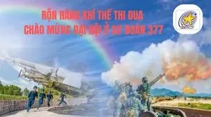 Sư đoàn 377 - Rộn ràng khí thế thi đua chào mừng Đại hội đại biểu Đảng bộ lần thứ XI