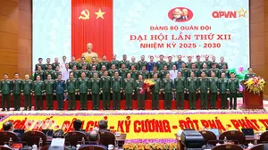 Đại hội Đại biểu Đảng bộ Quân đội lần thứ XII thành công rất tốt đẹp