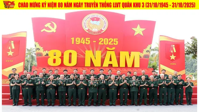 “80 năm Lực lượng vũ trang Quân khu 3-Bản hùng ca chiến đấu và chiến thắng”