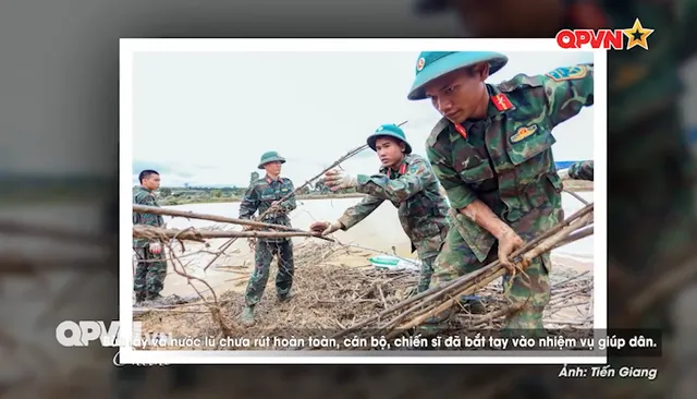 Lực lượng vũ trang Quân khu 7, giúp nhân dân vùng lũ
