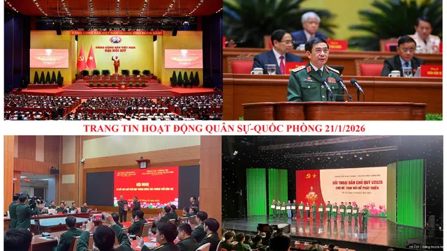 Trang tin hoạt động Quân sự-Quốc phòng 21/1/2026