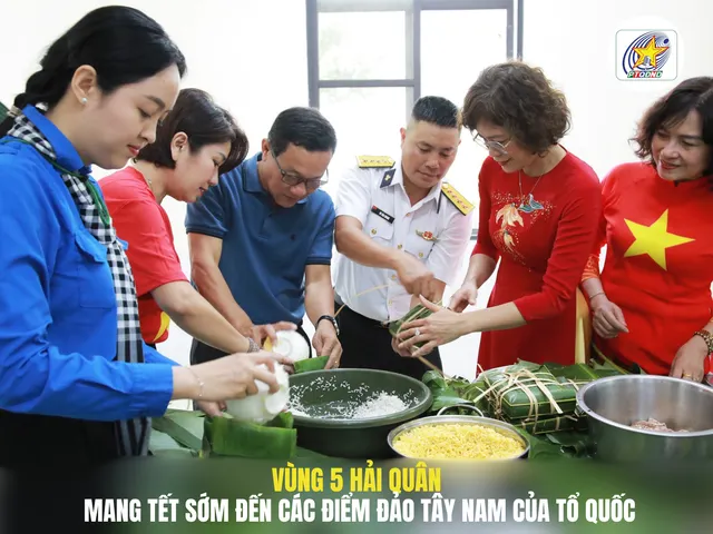 Vùng 5 Hải Quân: Mang Tết sớm đến các điểm đảo Tây Nam của Tổ Quốc