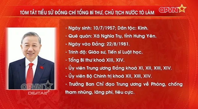 Tổng Bí thư Tô Lâm nhậm chức Chủ tịch nước