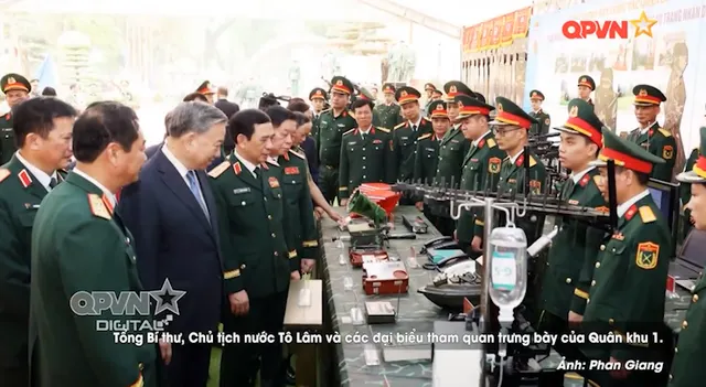 Quân khu 1 đón nhận danh hiệu Anh hùng Lực lượng vũ trang nhân dân