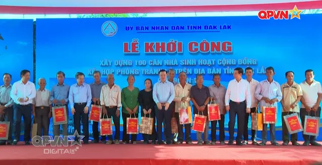 Đắk Lắk khởi công xây dựng 100 nhà sinh hoạt cộng đồng  kết hợp tránh lũ