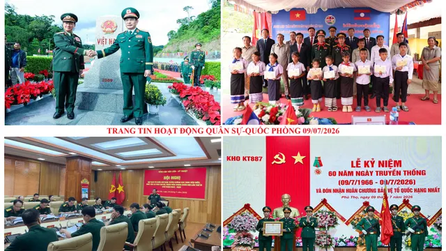 Trang tin hoạt động Quân sự - Quốc phòng 09/7/2026