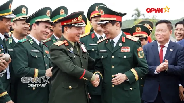Lễ sơ kết kết nghĩa giữa cụm dân cư hai bên biên giới