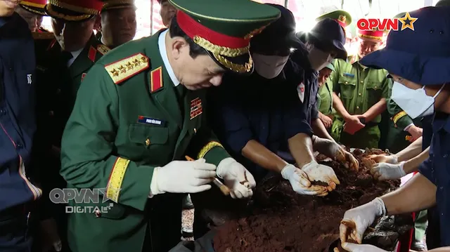 Triển khai tìm kiếm, quy tập hài cốt liệt sĩ tại xã Minh Đức, Đồng Nai