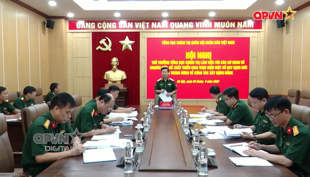 Chủ động công tác xây dựng Đảng trong Quân đội