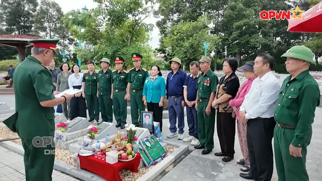 Đưa hài cốt liệt sĩ trở về quê hương