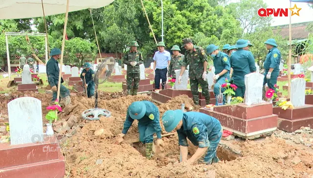 Hà Nội đẩy nhanh lấy mẫu hài cốt liệt sĩ