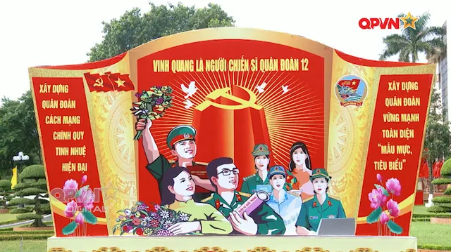 Đại tướng Nguyễn Trọng Nghĩa làm việc với Ban Thường vụ Đảng ủy Quân đoàn 12