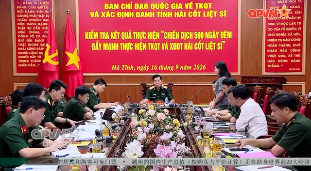 Bản tin tiếng Trung 16h30 ngày 17/9/2026