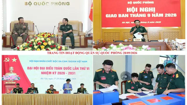 Trang tin 21h00 tối thứ Hai 28/9 và 06h30 sáng thứ Ba 29/9/2026