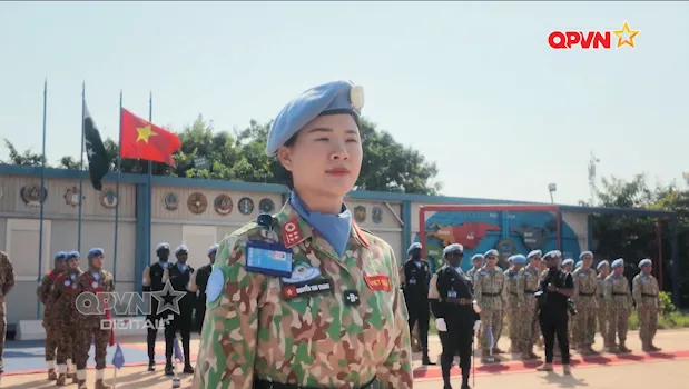 Thượng cờ tại Phái bộ GGHB Nam Sudan nhân Ngày Liên Hợp Quốc