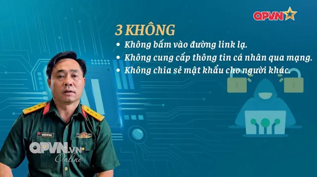 Thực hiện “3 không” để tránh bị lừa đảo qua mạng