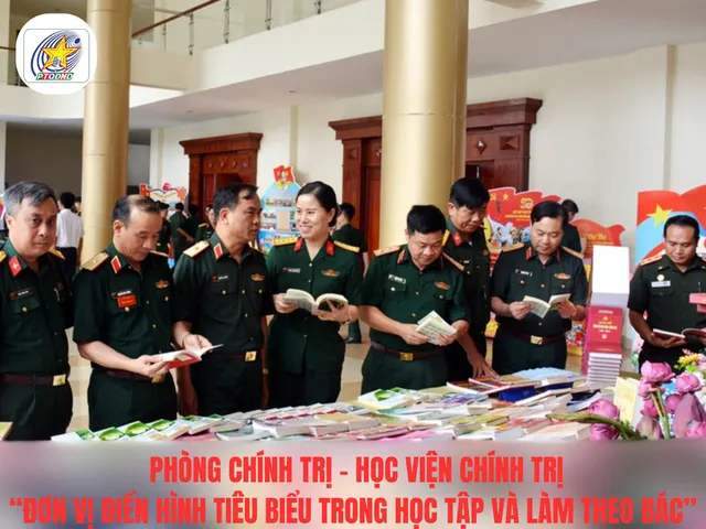Phòng Chính trị, Học viện Chính trị: Đơn vị điển hình tiêu biểu trong học tập và làm theo Bác